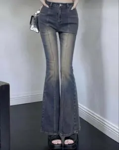 shein DAZY フレアデニム