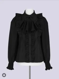 IMVAL / Classical Jabot Blouse - BLK