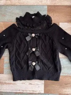 地雷系 majoretty量産型 スナ系 オフショル ニット トップス