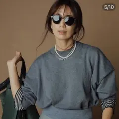 FORME 東原亜希　ニット　グレー　フリーサイズ