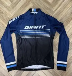 GIANT サイクルジャージ ネイビー/ブラック　Lサイズ　長袖のサムネイル