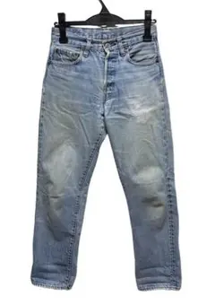 70sヴィンテージLevi's 501 66後期 赤耳 W28L33デニム米国製