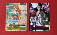 ワンピース ベリーマッチカード ナミ ロビン - メルカリ