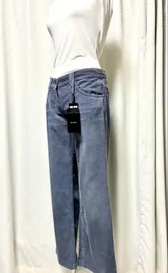 【新品 タグ付き】ドルチェ＆ガッバーナ コーデュロイ パンツ ブルーグレー S