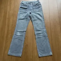 【希少 45prm】ヒッコリー フレアデニムパンツのサムネイル