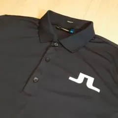 J.LINDEBERG メンズポロシャツ　ネイビー M(大きめ)
