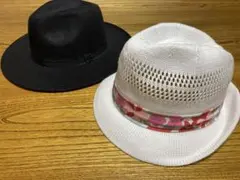 中折れハット　中折れ帽子2個　FREE size　【新品未使用】　タグ付き