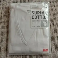 新品未使用 UNIQLO スーピマコットン VネックTシャツ 2枚セット M