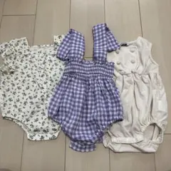 ベビーロンパース　夏服　70 3枚セット