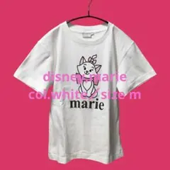 目立つキズ・汚れ／無　Mサイズ　美品　マリー　ディズニー　Disney Tシャツ