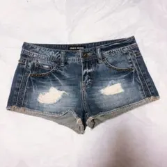 平成ギャル　Y2K デニムショートパンツ