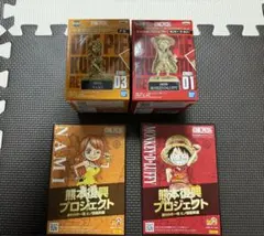 ONEPIECE 熊本復刻プロジェクト フィギュア モンキー・D・ルフィ、ナミ