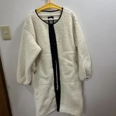 TIGORA SMART フリースジャケット Mサイズ アイボリー/ブラック