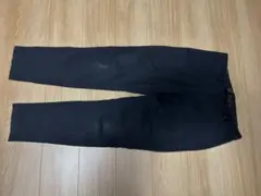 【2枚セット】無印良品ポリエステルパンツ2枚　黒、ネイビー　スラックスのサムネイル
