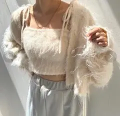 マシュマロ女子ニットカーディガン