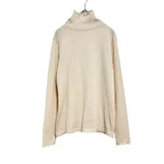 y1810 ハニーズ タートルネック リブニット フレア袖 カジュアル M