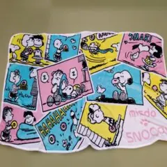 スヌーピー コミック柄 ブランケット