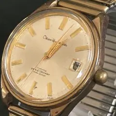 未使用デッドストック 1963年 シチズン ホーマー 変わり文字盤 金 稼働