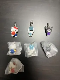 サンリオ　きらきらこんぺいとうチャーム　キティ2個　シナモロール1個　クロミ1個のサムネイル