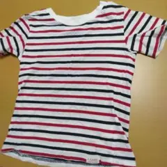 4 キッズ 120cm ボーダーTシャツ