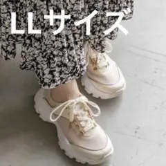 RANDA シアーコンビスニーカー LLサイズのサムネイル
