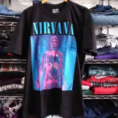 ニルヴァーナ 両面プリント バンドＴシャツ L