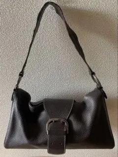 美品 コーチ トートバッグ ブラウン レザー ターンロック 10134 y2k 