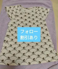 PAUL & JOE 猫プリント Tシャツ 130〜150　ユニクロ　美品