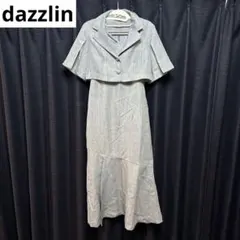 【美品】dazzlinショートコンビシャツ2ピースワンピース S