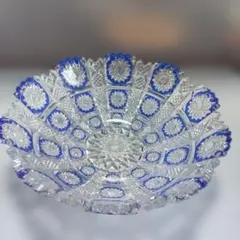 波紋模様ガラス皿 岩田糸子 大皿 金彩 - メルカリ