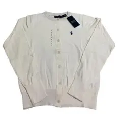 値下品Polo by Ralph Lauren コットンカーディガンアイボリー