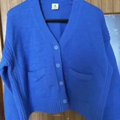 niko and... 青色カーディガンラメ入り
