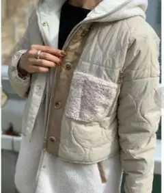 ガリャルダガランテ フード付きキルティングジャケット