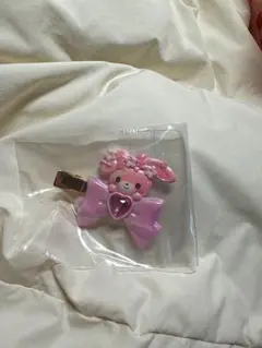 サンリオ シークレット前髪クリップ さくらデザインシリーズ　ぼんぼんりぼん