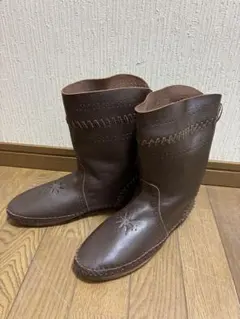 ブラウンレザーブーツ Lサイズ