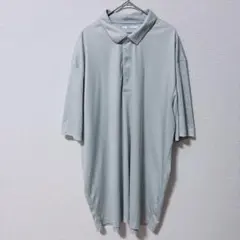 グレッグノーマン 総柄 ポロシャツ 襟付半袖 XXL 灰 ポリエステル ゴルフのサムネイル