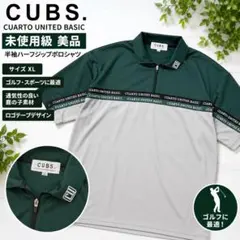 CUBS CUARTO UNITED BASIC ハーフジップポロシャツ XLのサムネイル