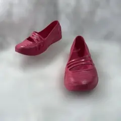 adidas アディダス ラバー フラットシューズ ピンクのサムネイル