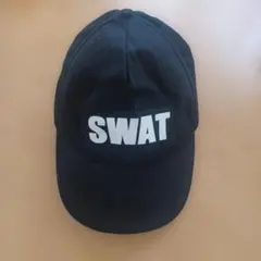SWAT 黒キャップ　レディース
