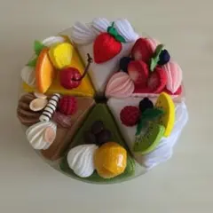 フェルト製 ケーキ 6ピースセットのサムネイル