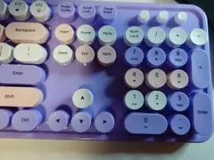 MOFii ワイヤレスキーボード 紫色