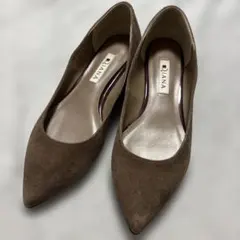 美品✨ダイアナ DIANA スエード フラットシューズ パンプス 23cm