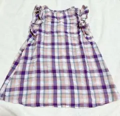 アプレレクール ワンピース 半袖 80 チェック 女の子