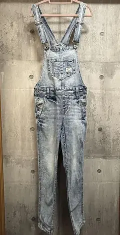 RODEO CROWNS ライトブルーオーバーオール