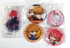 ブルーロック キャラクターグッズまとめ売り 缶バッジ 千切豹馬 國神錬介