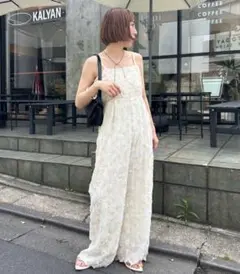 mystic シャイニーフラワーサロペット