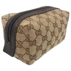 GUCCI GGパターン ポーチ ベージュ/ブラウン