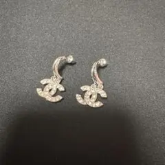 CCロゴ シルバーピアス