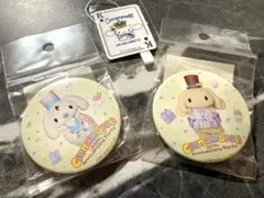 【新品】シナモロール 20周年記念 缶バッジ セット　ミルク　エスプレッソ