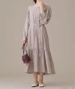 ナノユニバース　2WAY小花柄ワンピース